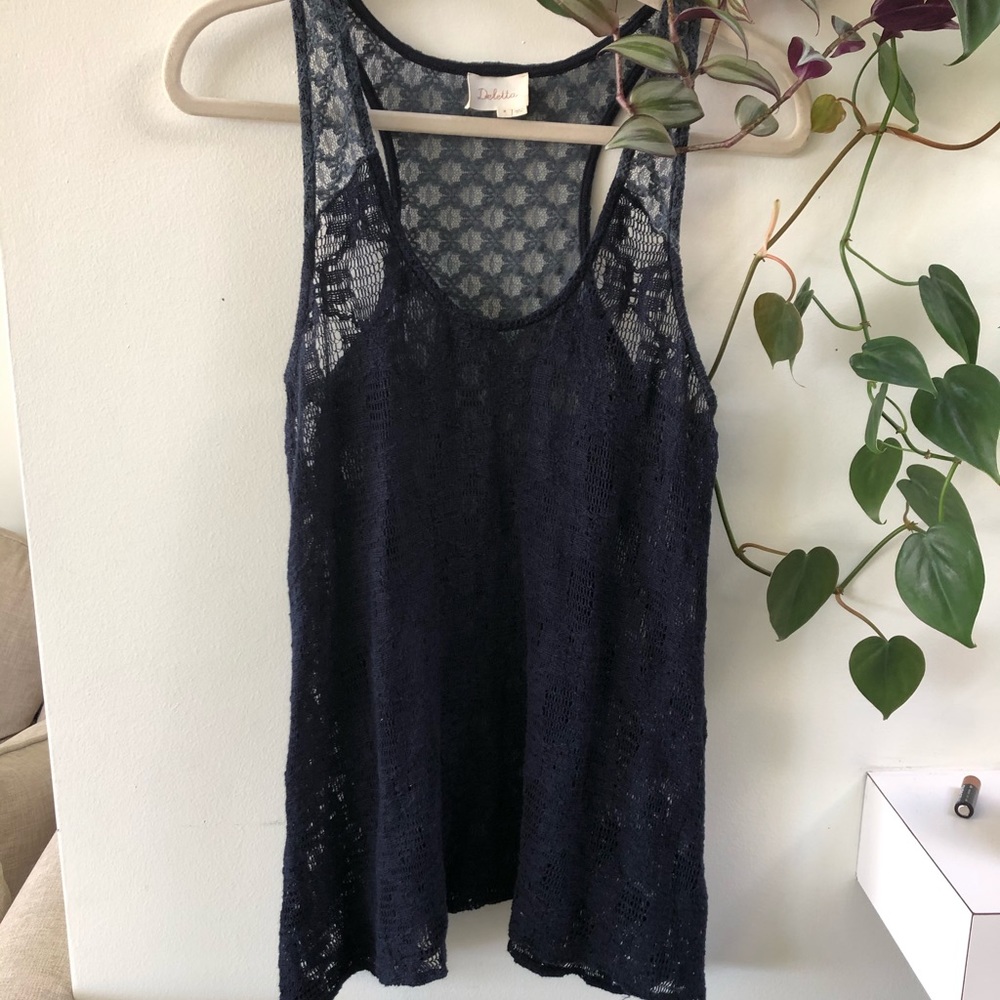 Free People Lace Tank Top